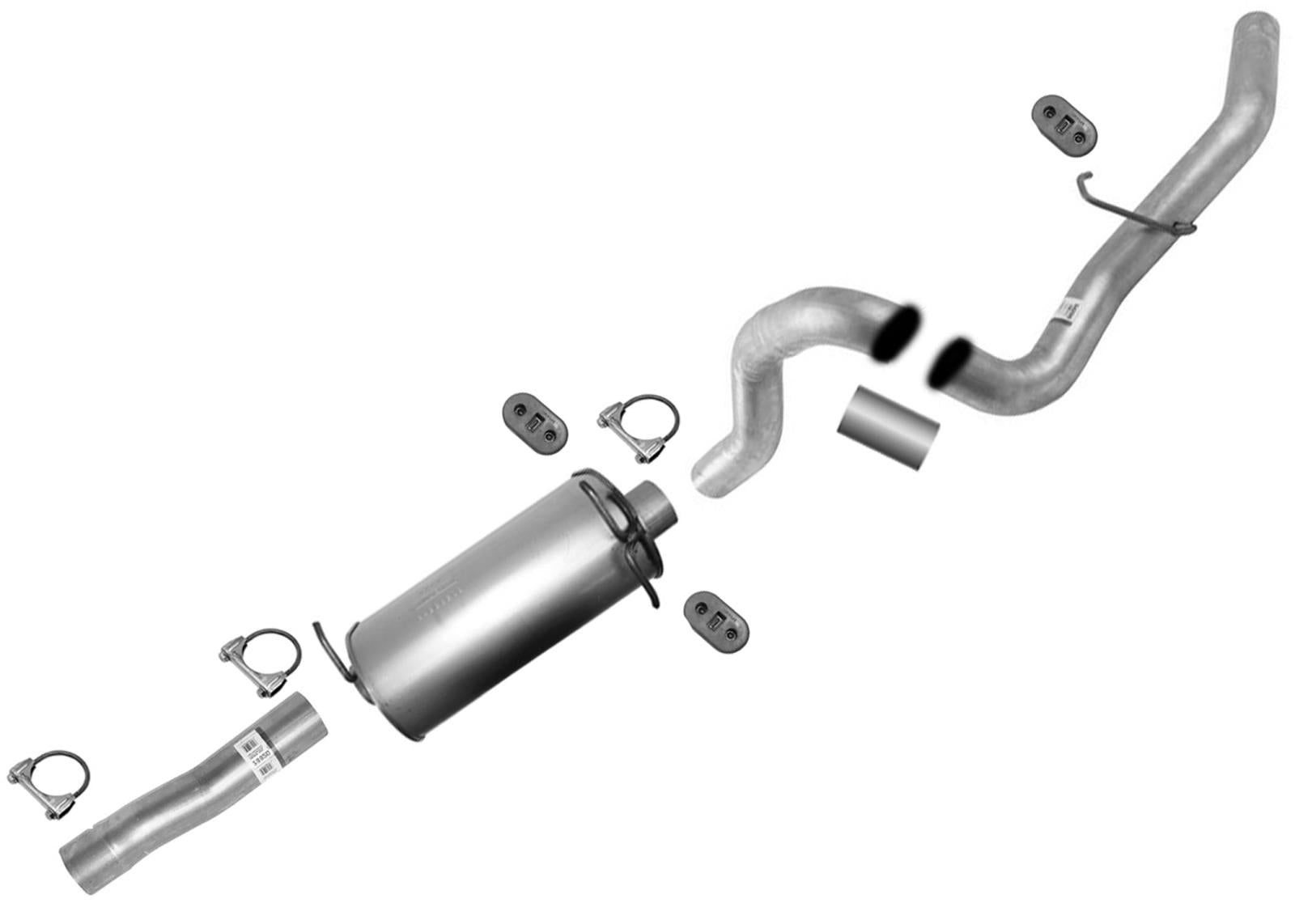 Tubo trasero silenciador tubo trasero para Ford F250 F350 Super Duty 1999-2003 7.3L