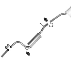 Exhaust System Resonator Pipe Muffler Tail Pipe For Ford Focus Sedan 2000-2007