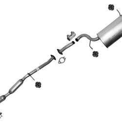 Exhaust System Resonator Pipe Muffler Tail Pipe For Subaru Forester 03-2005 2.5