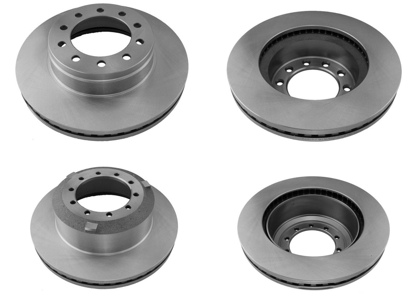 Fleet Galvanized Coated Disc Brake Rotors for Ford F450 F550 Super Duty 17-22