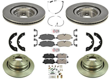 F&R Disc Brake Rotors Pads Hardware For 06-09 Land Rover Ranger Rover 4.4 HSE