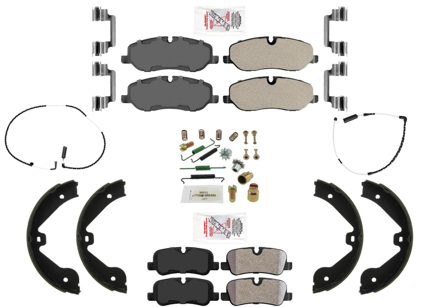 Disc Brake Pads Parking Brake Shoes For Land Rover Ranger Rover 06-09 4.4 HSE