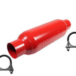 Cherry Bomb M80225 Muffler 19 inch OAL, 13 in Body 2.25" Inlet  2.25" Outlet