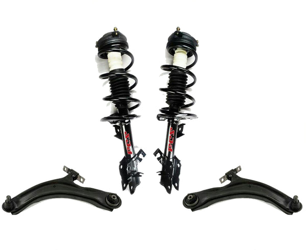 F Coil Spring Strut & Control Arms Bushings Ball Joint for 08-2012 Nissan Rogue