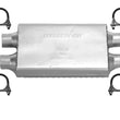 Cherry Bomb 88116CB Muffler 23.5 inch OAL, 17 in Body, 2.5" Inlet  2.5" Outlet