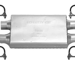 Cherry Bomb 88116CB Muffler 23.5 inch OAL, 17 in Body, 2.5