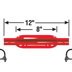 Cherry Bomb 87524CB Muffler 12 inch OAL, 18 in Body 3.0