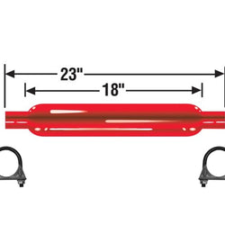 Cherry Bomb 87517CB Muffler 23 inch OAL, 18 in Body 3.0
