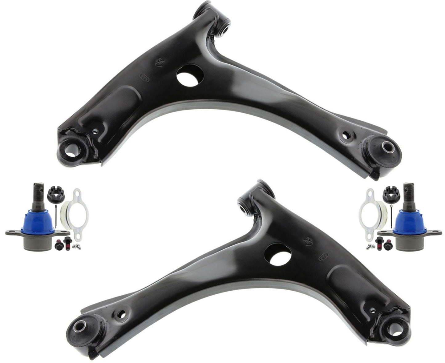 Front Mevotech Control Arms &  Lower Ball Joints For Ford Transit 150 2015-2019