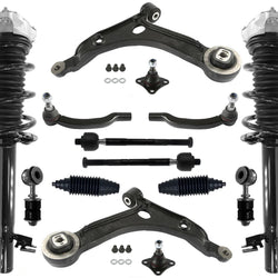 Front Struts Control Arms Ball Joints Tie Rods Links For Promaster 1500 14-2021