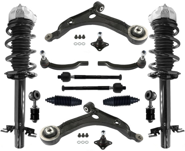 Front Struts Control Arms Ball Joints Tie Rods Links For Promaster 1500 14-2021