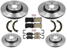 Pastillas de freno de rotores de freno de disco de rendimiento de 5 LUG para Cadillac XTS 2013-2019