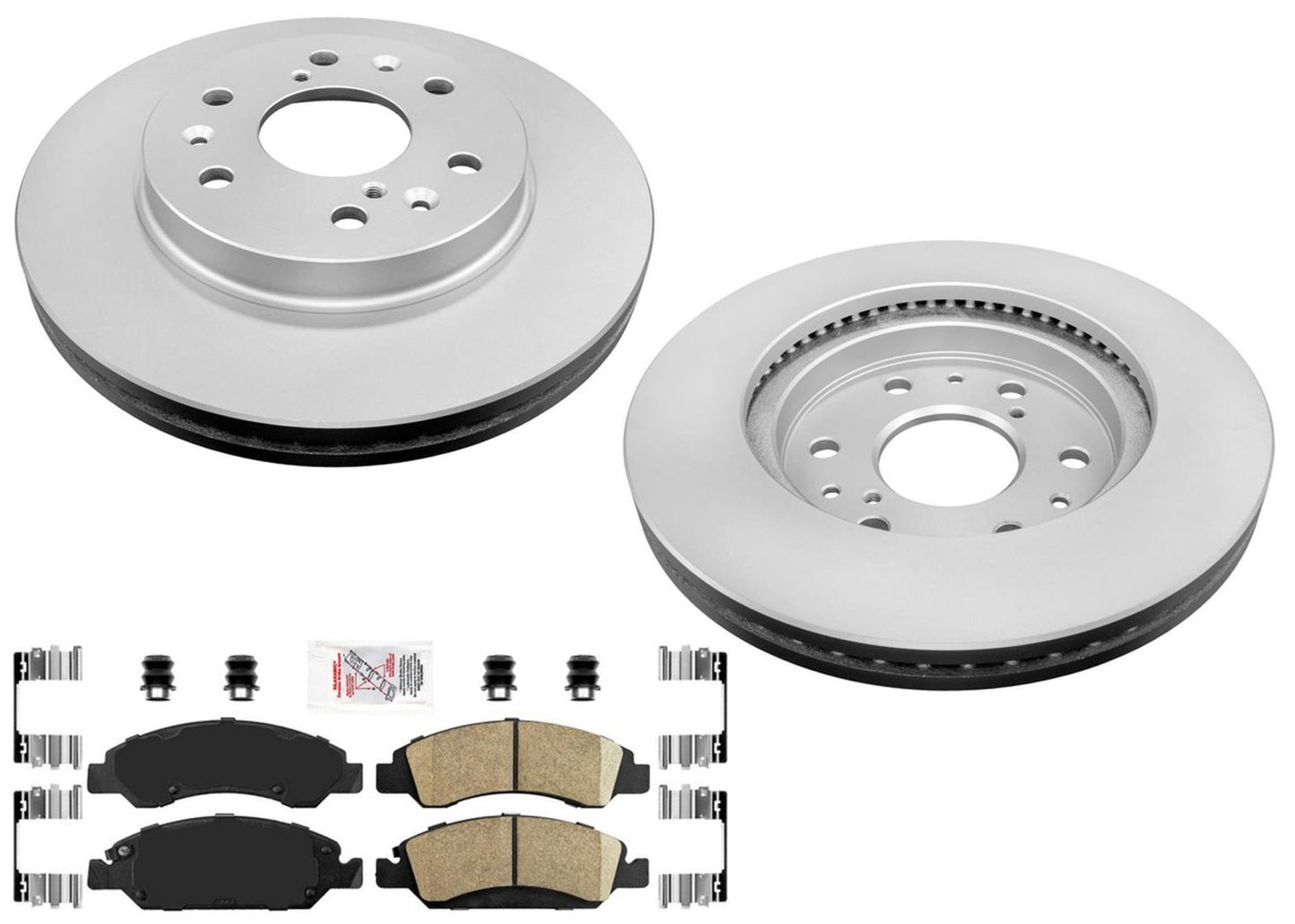 6LUG Disc Brake Rotors Brake Pads Hardware For Cadillac XTS 2013-2019 Limousine