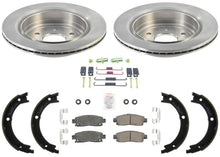 6LUG Rotores de freno de disco Pastillas de freno Hardware para limusina Cadillac XTS 2013-2019