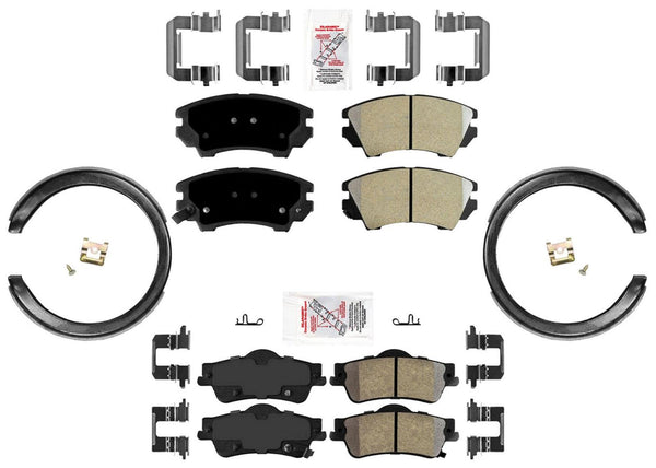 AmeriPro Premium Semi Metallic Brake Pads For Chevrolet Caprice Police Package