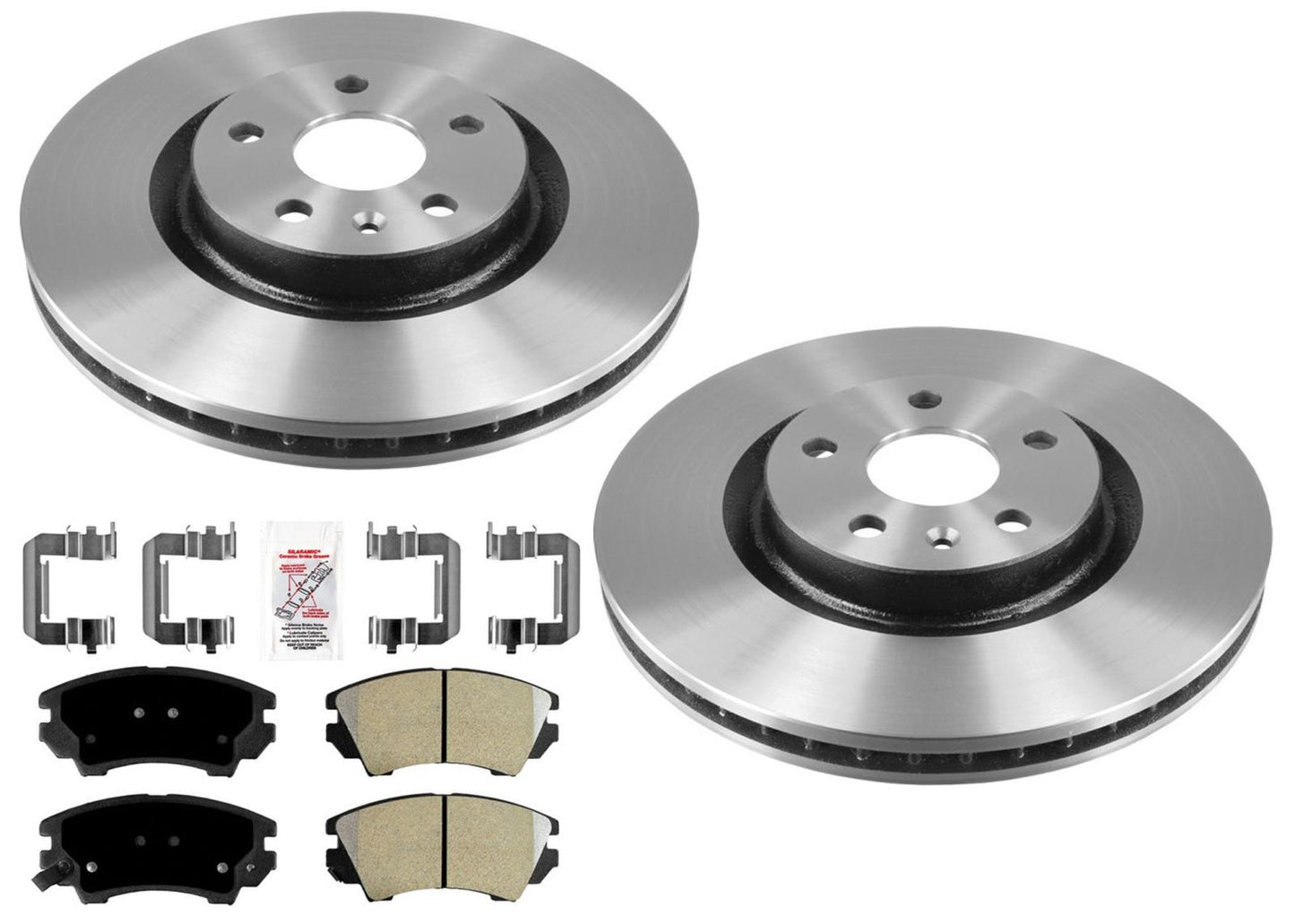 Front Disc Brake Rotors Brake Pads For Chevrolet Caprice 11-17 Police Pack