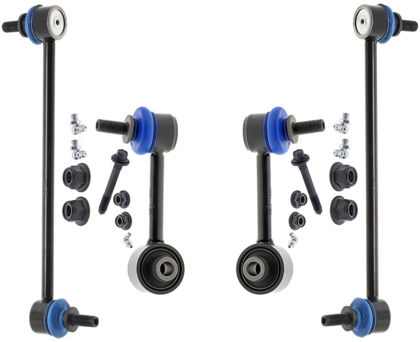 Front & Rear Sway Bar Links Assembly For Toyota Sienna 2021 2022 2023