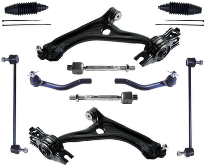 Front Lower Control Arms Ball Joints Tie Rods & Links For Honda Civic 2016-2024 - Photo 1