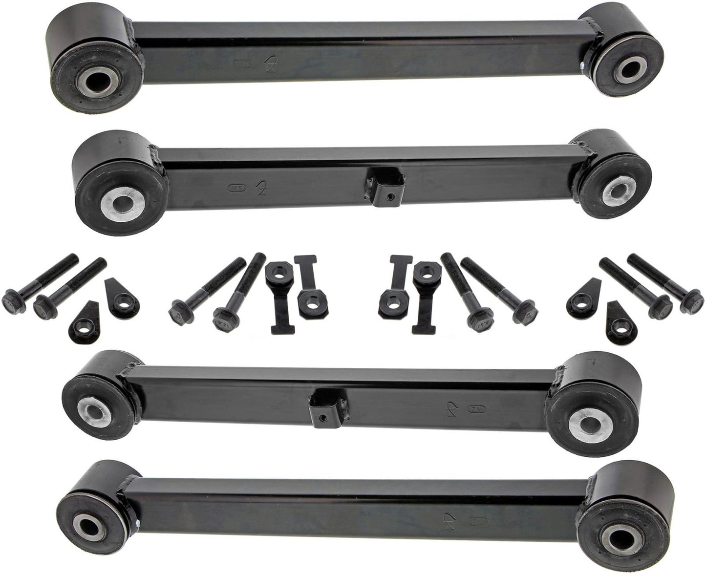 Mevotech Rear Upper & Lower Control Arms W/ Bushings For Ram 2500 2014-2023