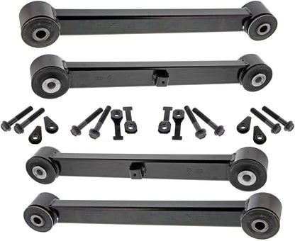 Mevotech Rear Upper & Lower Control Arms W/ Bushings For Ram 2500 2014-2023