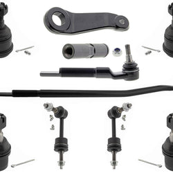 Front Ball Joints Tie Rods Pitman Arm Drag Link For Ram 2500 2014-2018 4WD