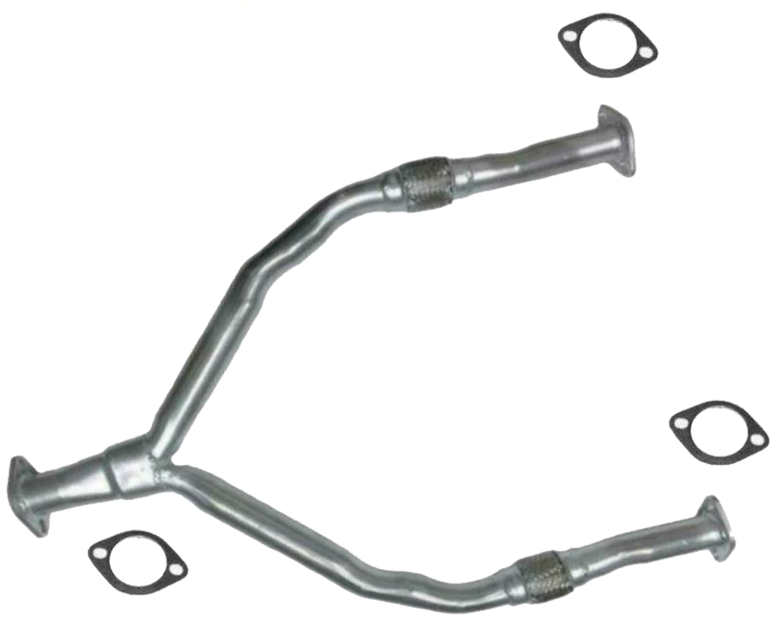 Front Y Pipe With Gaskets Fits 2006-2008 Infiniti M35 Base Rear Wheel Drive Only