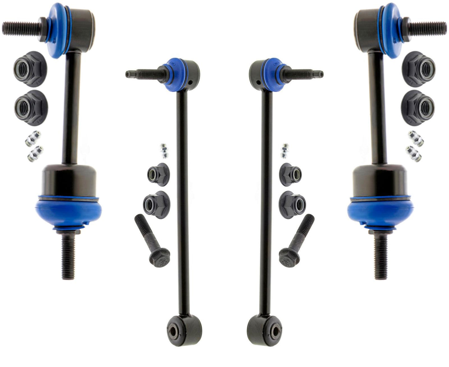 Mevotech Front & Rear Sway Bar Links Assembly For Ram 1500 2019 2020 2023 2024