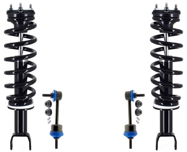 Front Complete Struts Assembly & Links For Ram 1500 2019-2023 4 Wheel Drive