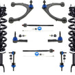 Front Struts Upper Control Arms Tie Rods & Links For Ram 1500 19-23 4 Whl Drive