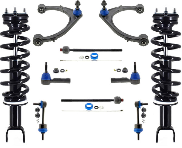 Front Struts Upper Control Arms Tie Rods & Links For Ram 1500 19-23 4 Whl Drive