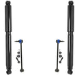 Rear Shocks Absorber & Sway Bar Links For Ram 1500 2019-2024 W/O OFF ROAD PKAGE
