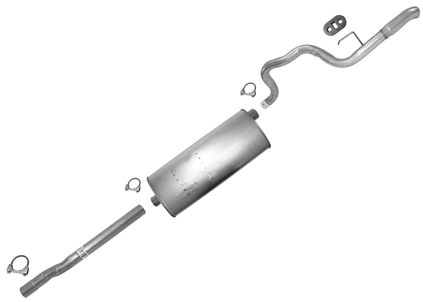 Muffler Tail Pipe Exhaust System For 1999 2001 2004 Jeep Grand Cherokee 4.7L