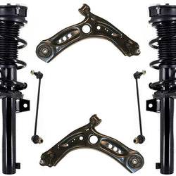 Front Struts Lower Control Arms & Links For Audi A3 W Standard Suspension 15-17