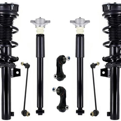 Front Struts Rear Shocks & Links For A3 1.8L Sedan 2015-17 Exc.Sport Suspension