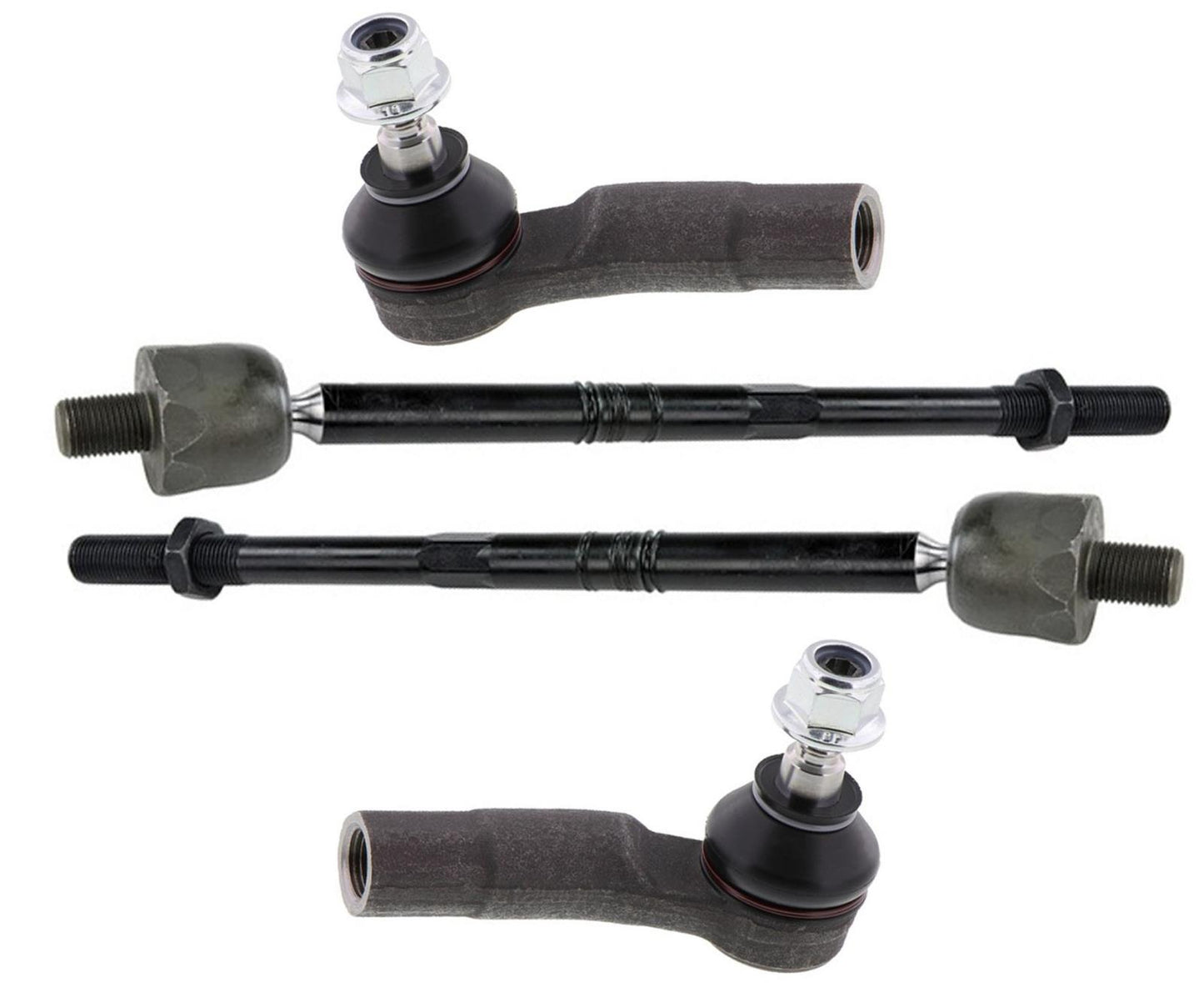 Front Inner & Outer Tie Rods Assembly For Volkswagen Tiguan 2009-2023