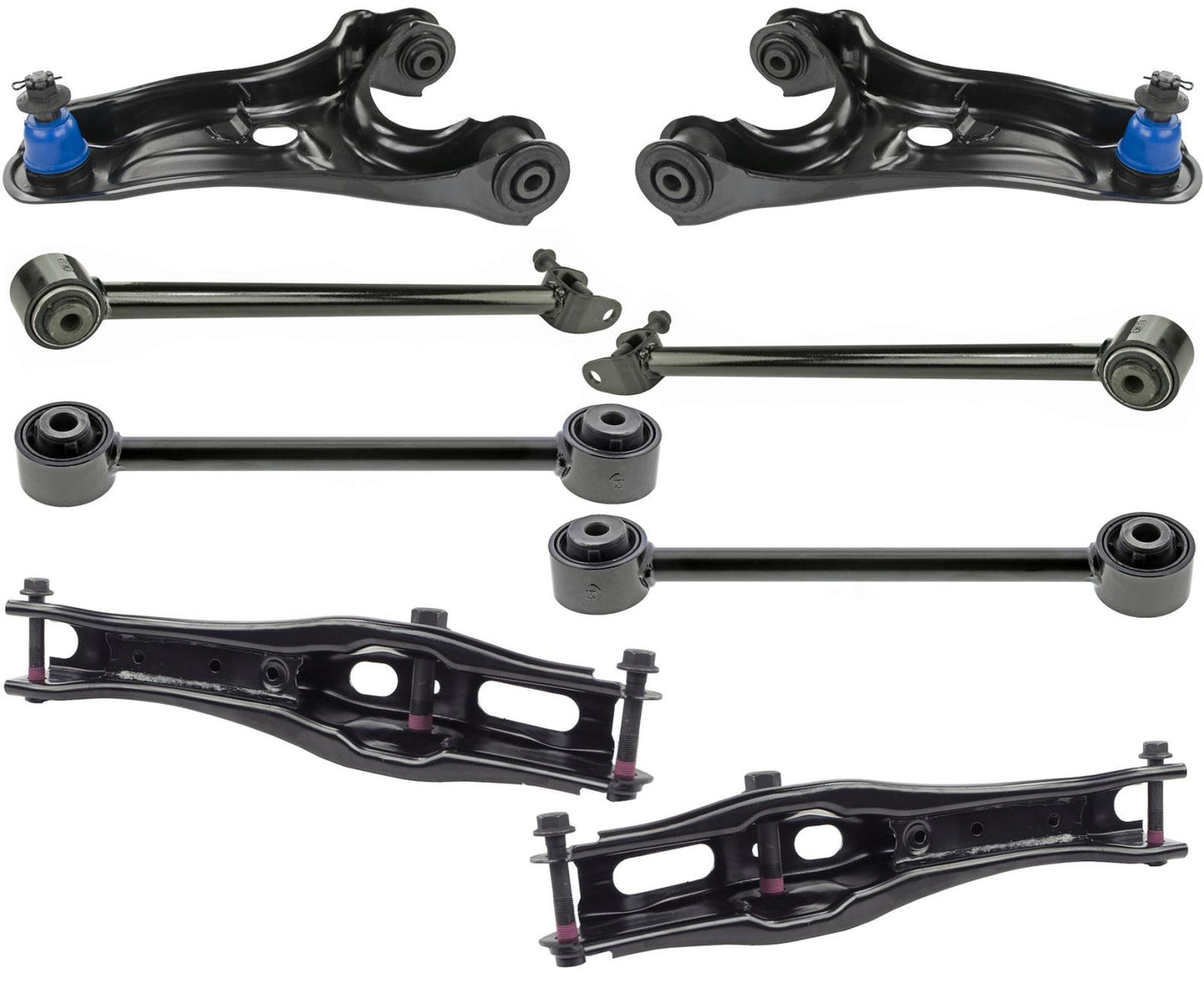 Mevotech Rear Upper & Lower Control Arms W/ Ball Joints For Honda Pilot 16-2023