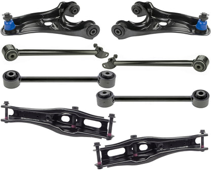Mevotech Rear Control Arms W/ Ball Joints & Sway Bar Links For MDX 2022 2023