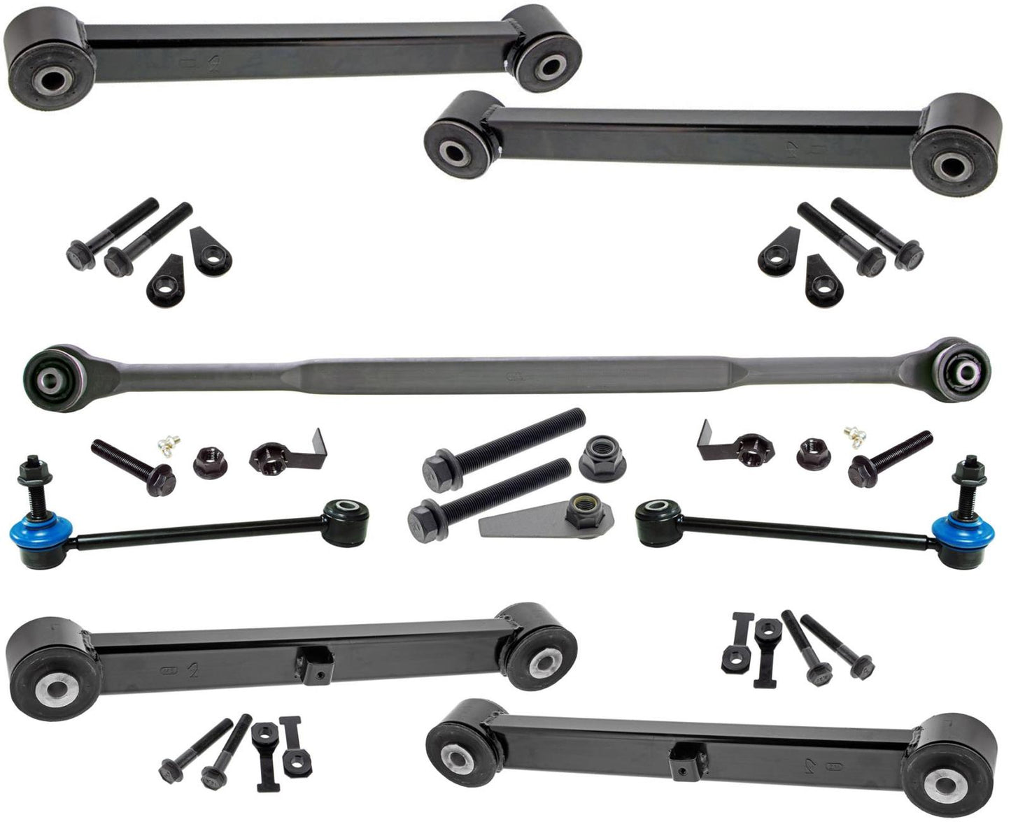 Mevotech Barra de control trasera y enlaces para Ram 2500 2014-2023