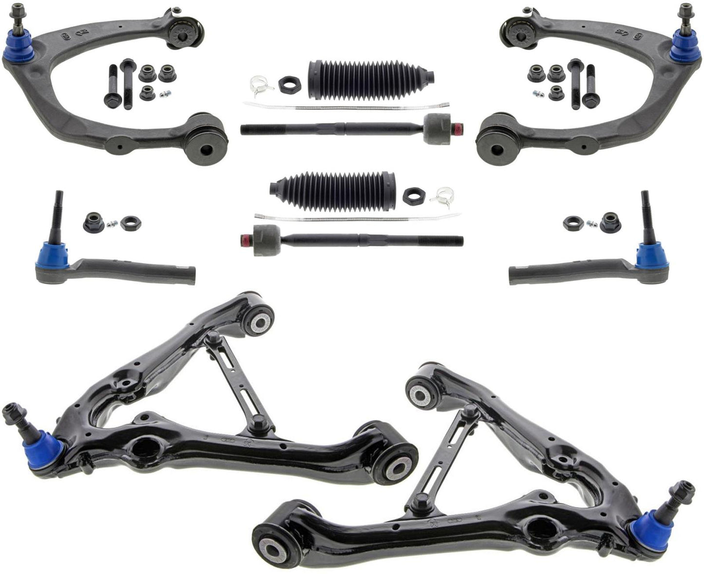 Mevotech Front Upper & Lower Control Arms & Tie Rods For Chevrolet Tahoe 21-2025