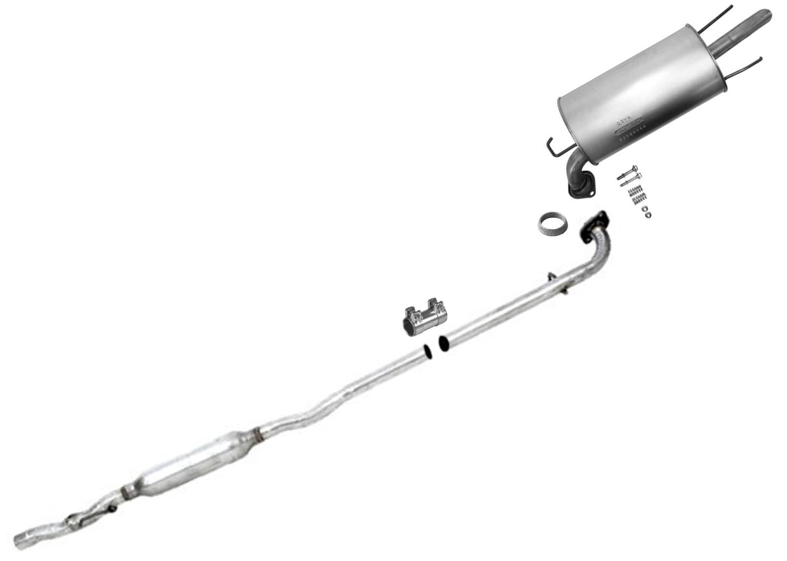 Silenciador trasero del tubo de extensión del resonador soldado para Toyota Avalon 2000-2004