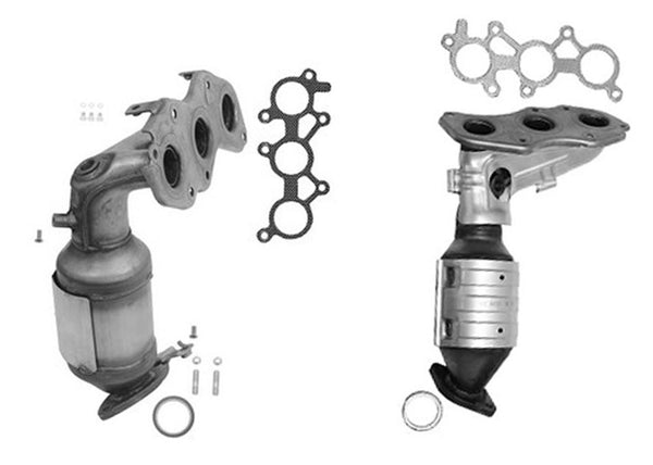 Front + Rear Manifold Catalytic Converters for 2006-2012 Toyota Rav4 3.5L V6