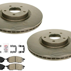 Front Carbon Performance Disc Brake Rotors Brake Pads for Nissan Murano 13-2014
