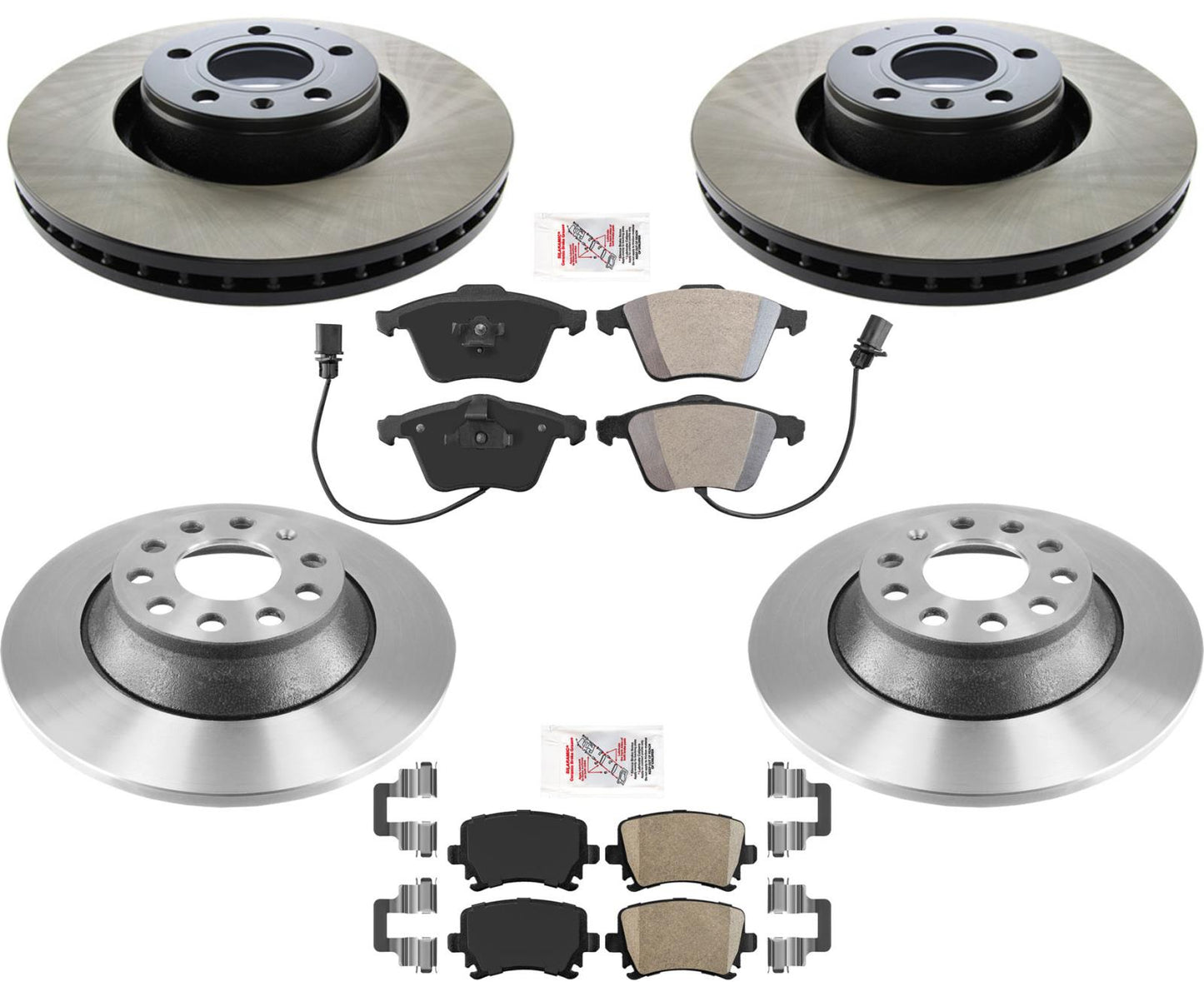 Carbon Performance Disc Brake Rotors Brake Pads for Audi A6 Quattro 2006-2011