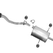 Rear Axle Pipe + Rear Muffler for 1999 2000 2001 2002 Subaru Forester