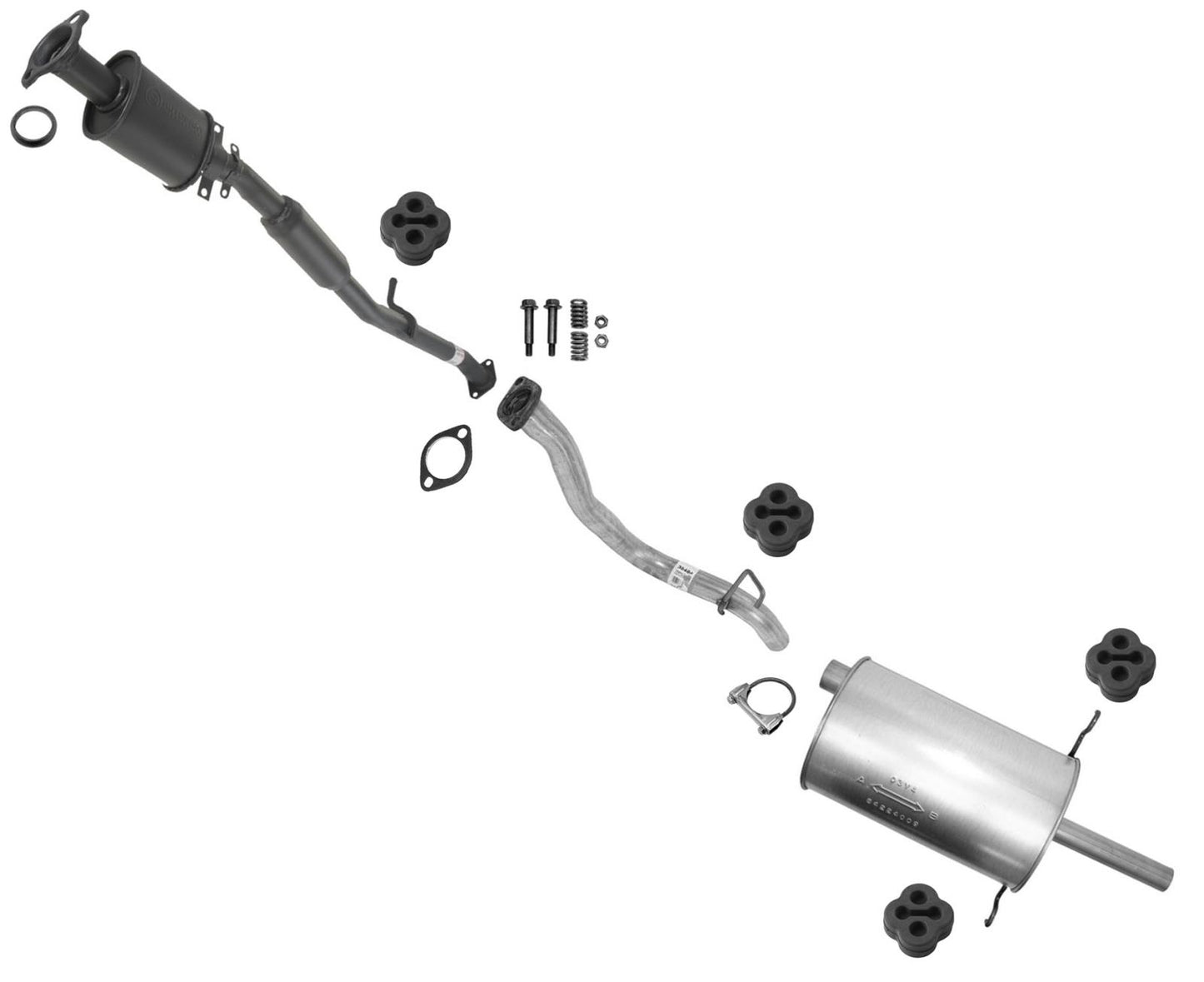 For 1997 Legacy Outback 5 Door Wagon Manual Transmission Exhaust System