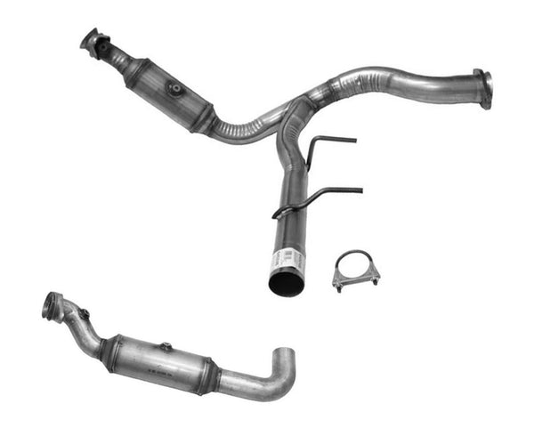 Engine Y Pipe Dual Catalytic Converters for 2009 2010 Ford F150 Vin 8 24 Valve