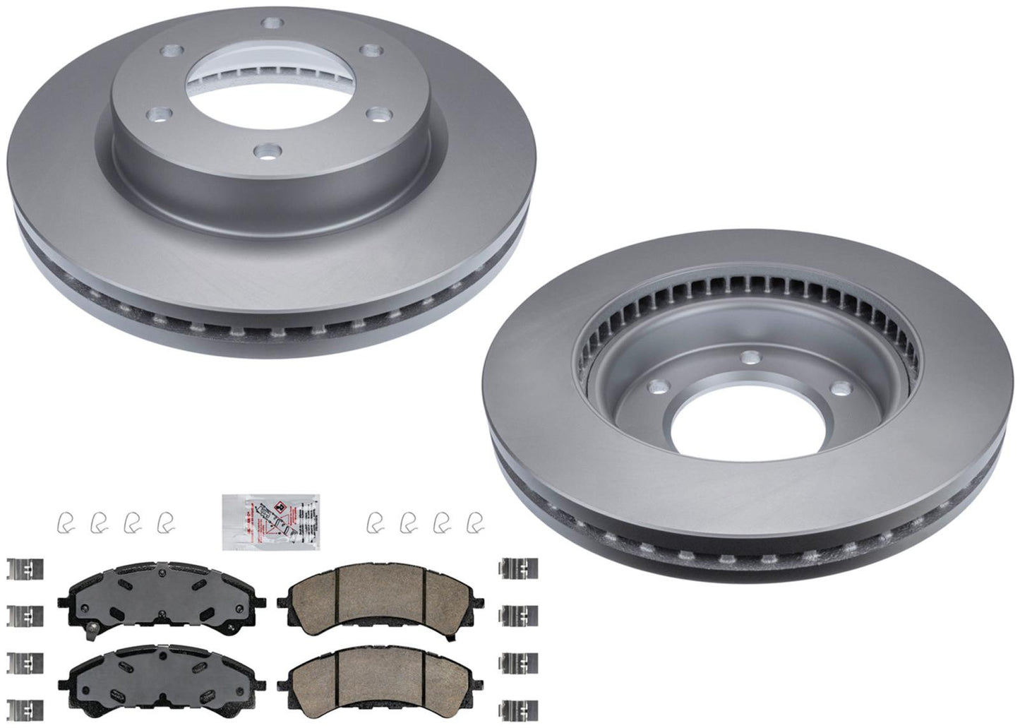 Rotores delanteros de rendimiento mejorado + pastillas de freno de cerámica delanteras para Bronco 21-2023