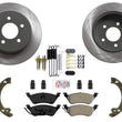 Rr Carbon Performance Rotors Brake Pad Shoes for Chrysler Town & Country 01-07