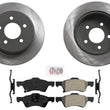 Zapatas de pastillas de freno Frt Carbon Performance Rotors para Chrysler Town &amp; Country 01-07