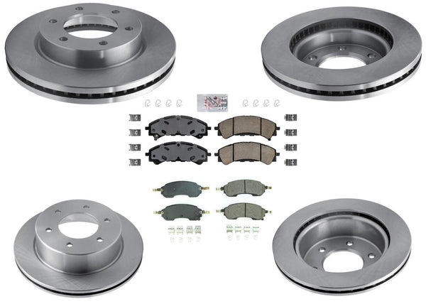 Carbon Performance Rotors Front Rear Ceramic Brake Pads for Bronco 2021-2023